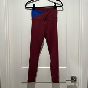 Wilo the Label Leggings Maroon Red (NWT)